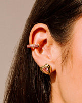 RETRO HEART EARRINGS