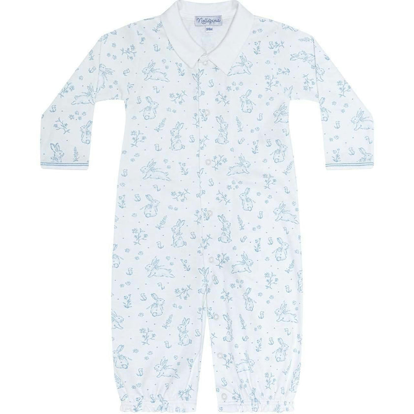 Blue Toile Converter Gown