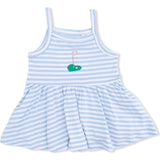 Striped Golf - Peplum Tank with Wide Leg Pant