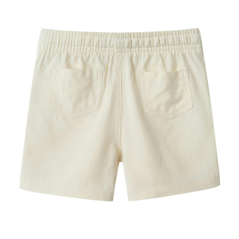 Boys Puckered Buttondown & Shorts Set | Coral Breeze
