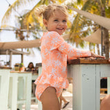 Cali Palms Recycled Skirt Surf Suit