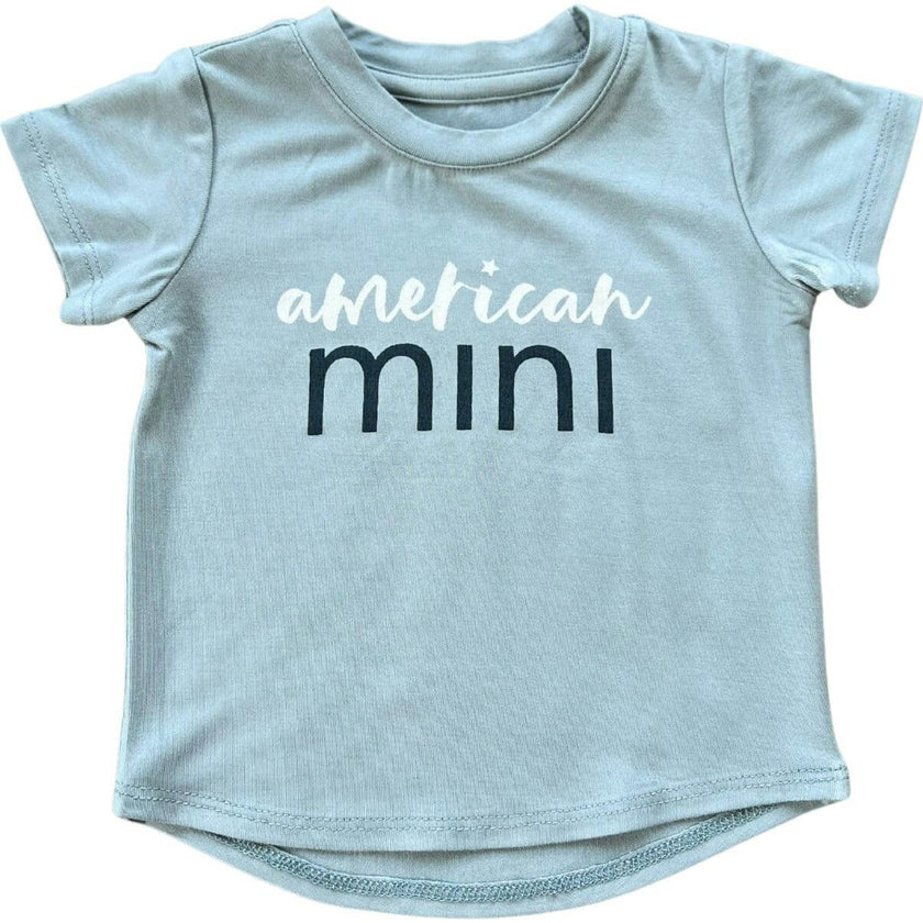 Girl's Short Sleeve Tee American Mini