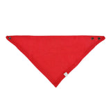 kerchief bib | scarlet red