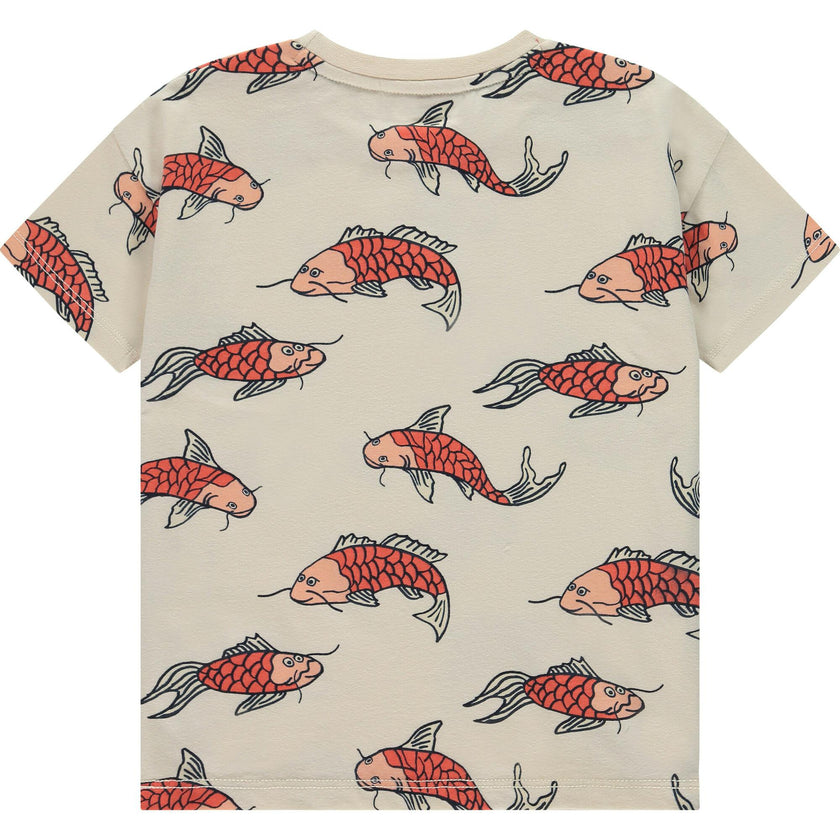 All Over Koi Printed Short Sleeve T-shirt