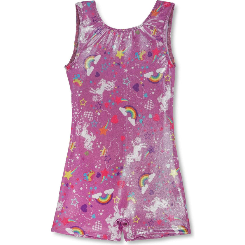Lavender Shimmer Biketard, Purple
