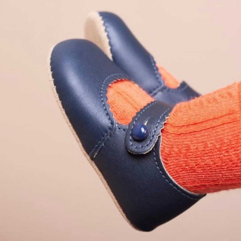 Emma Pre-Walker Baby Shoes - Navy