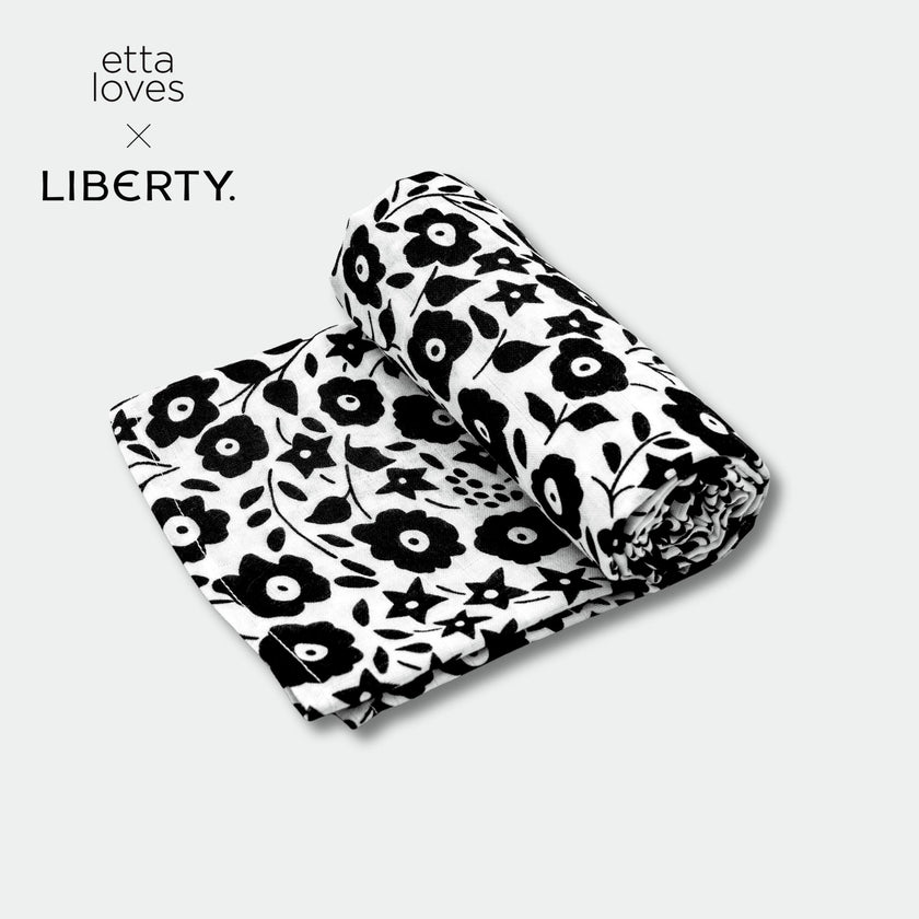 ETTA LOVES x LIBERTY – Sensory XL Muslin Swaddle - birth to 4 months