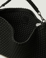 Porto Medium Half-Moon Bag | Onyx