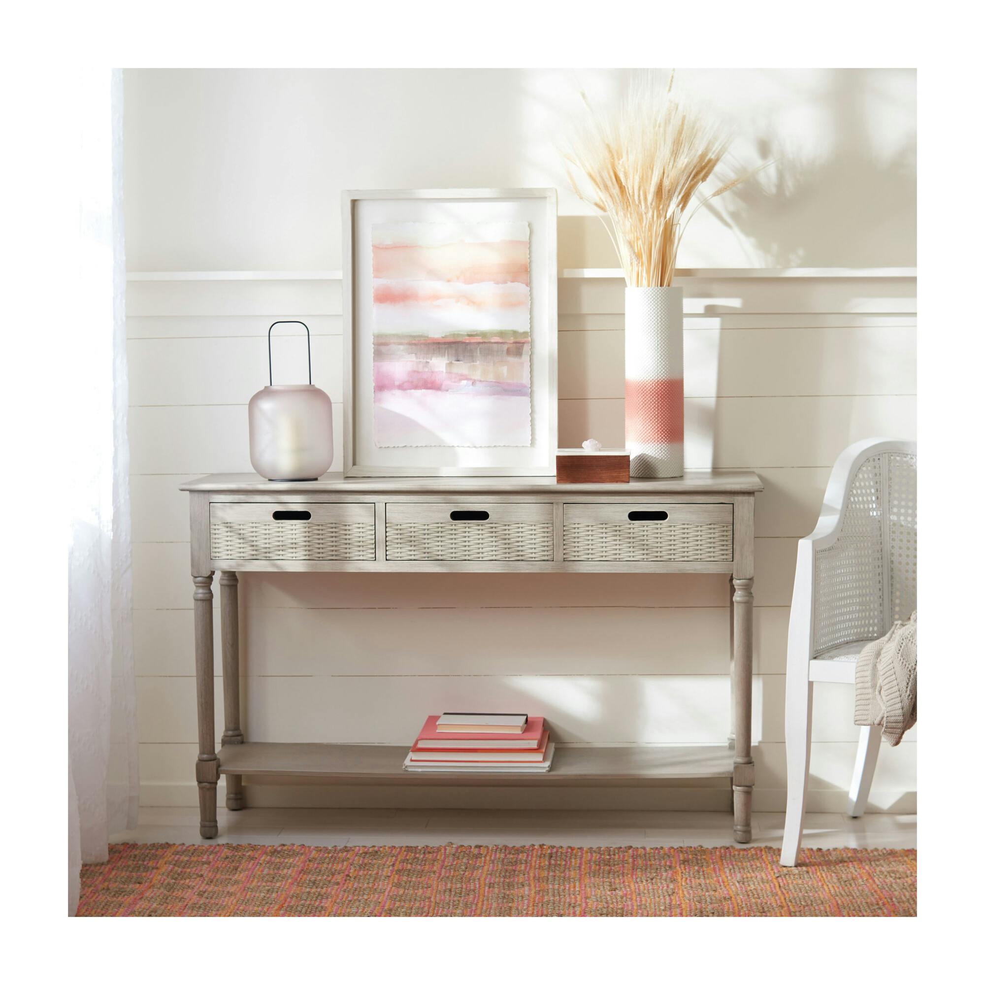 Landers 3-Drawer Console