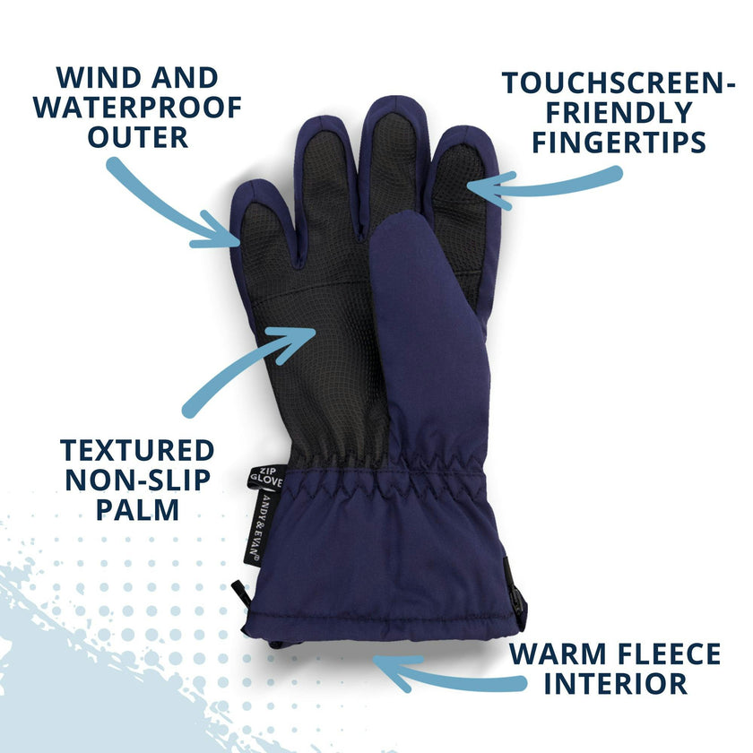 Winter & Ski Glove powered by ZIPGLOVE™ TECHNOLOGY