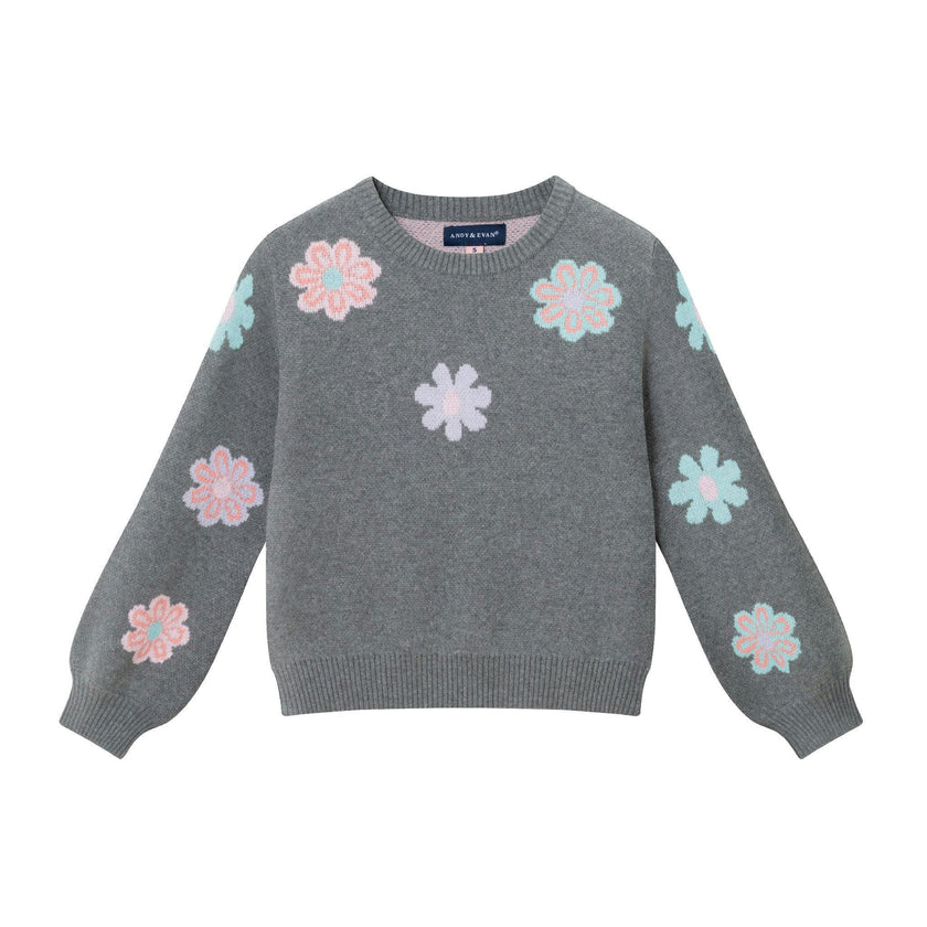 Kids Floral Sweater