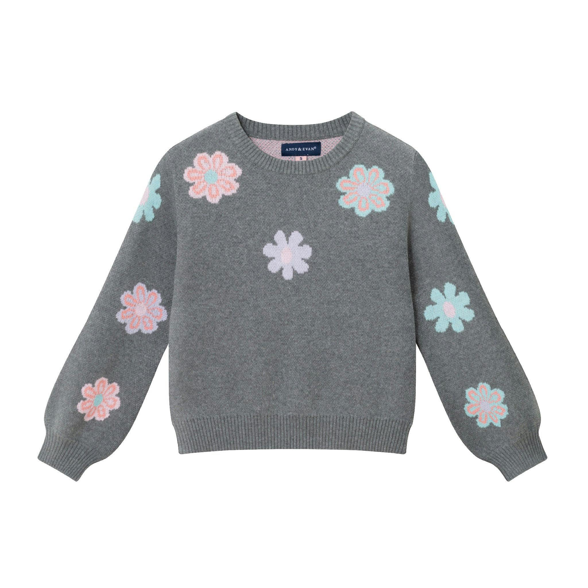 Kids Floral Sweater