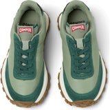 Drift Trail Lace Leather Nubuck Sneakers, Green