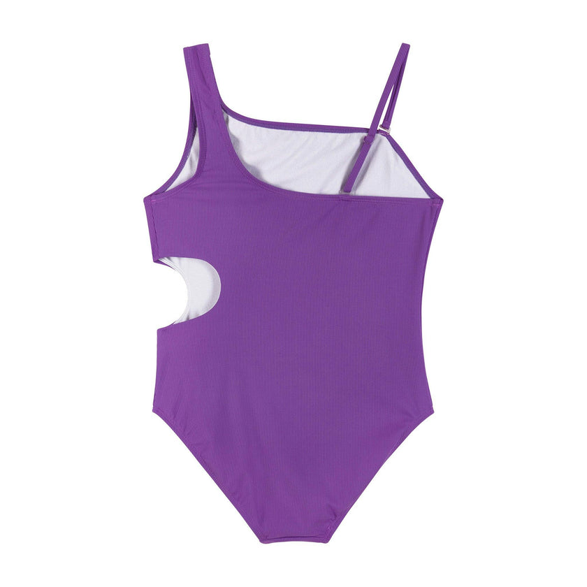Purple Rib Swimsuit