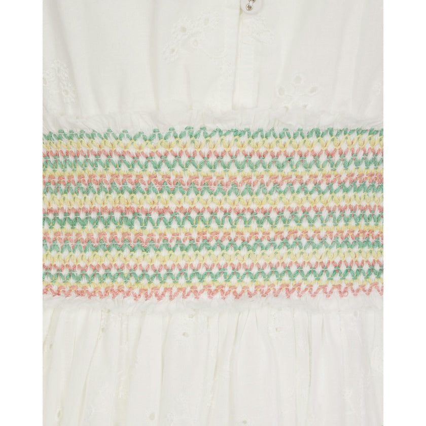 Gracie Dress in White Alyssum