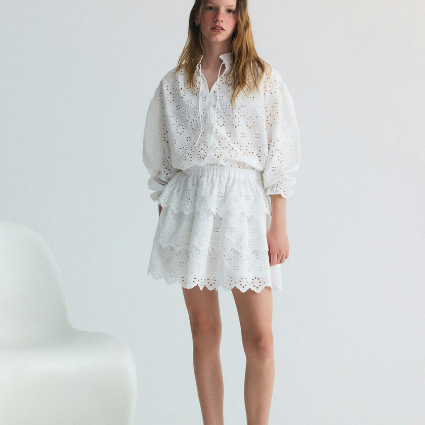 Sakura Teen Blouse Pure Cloud
