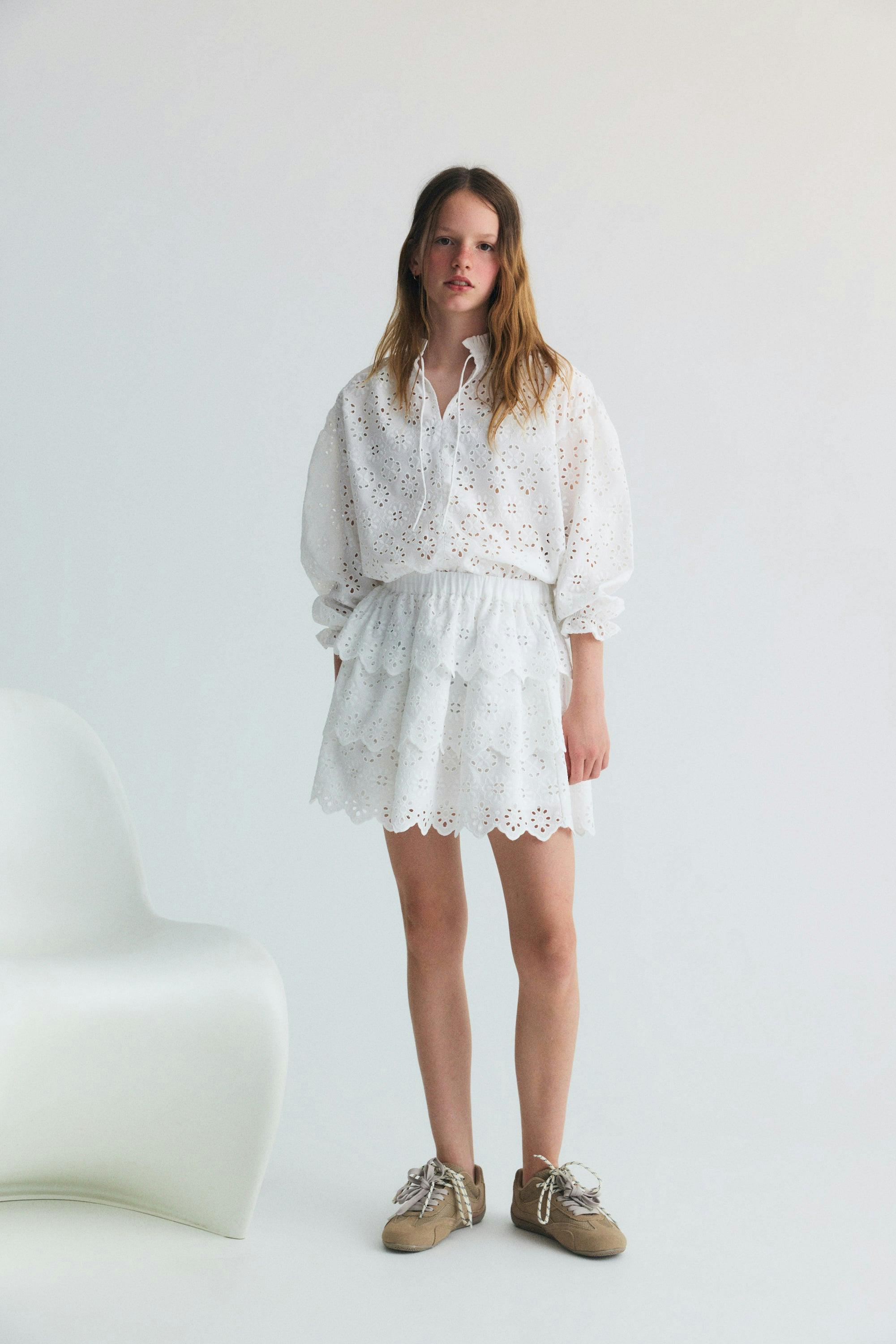 Sakura Teen Blouse Pure Cloud