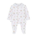 Roller Pups Girl Pima Cotton Baby One-Piece Pajamas