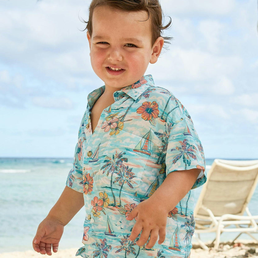 The BVIs - Boys Hawaiian Shirt