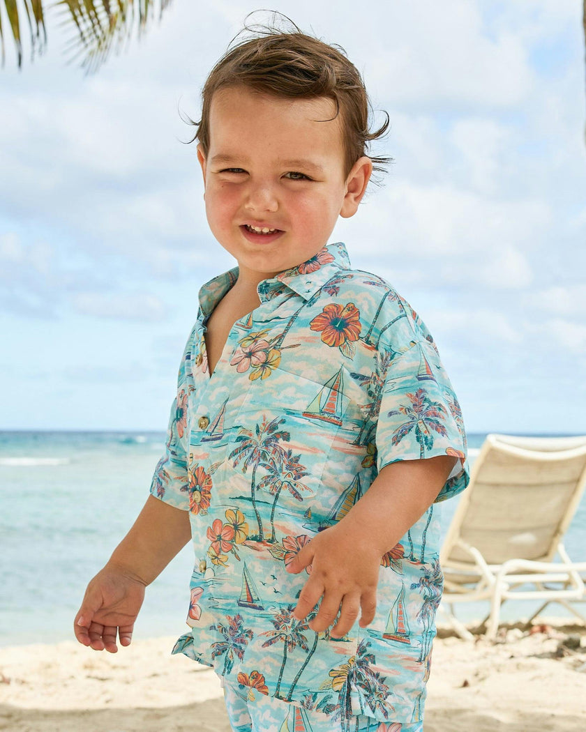 The BVIs - Boys Hawaiian Shirt