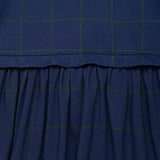 Navy Grid Dress
