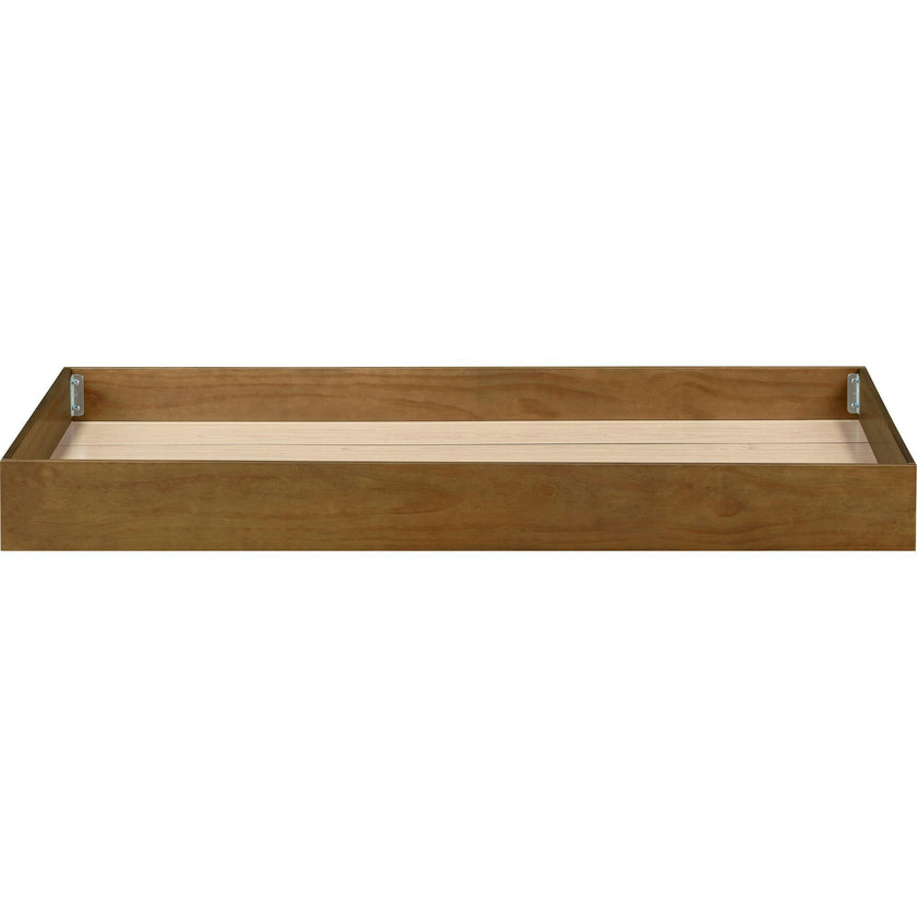 Twin Storage Trundle Bed in Natural Walnut