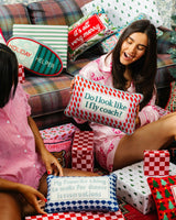 Reservations Needlepoint Pillow