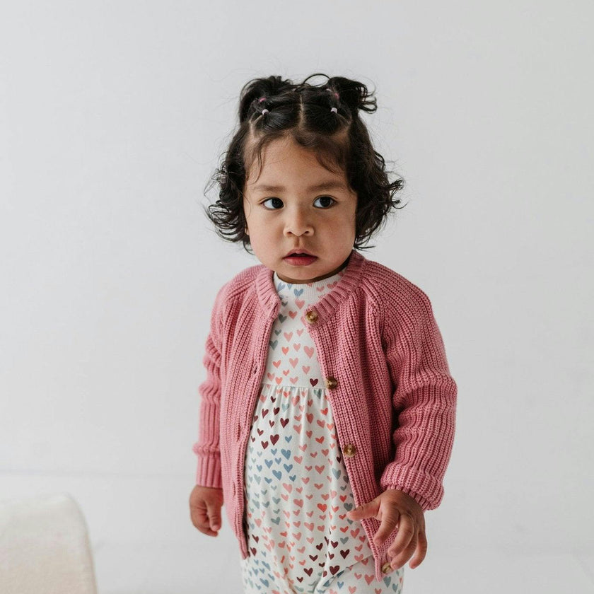 Girl's Knit Cardigan