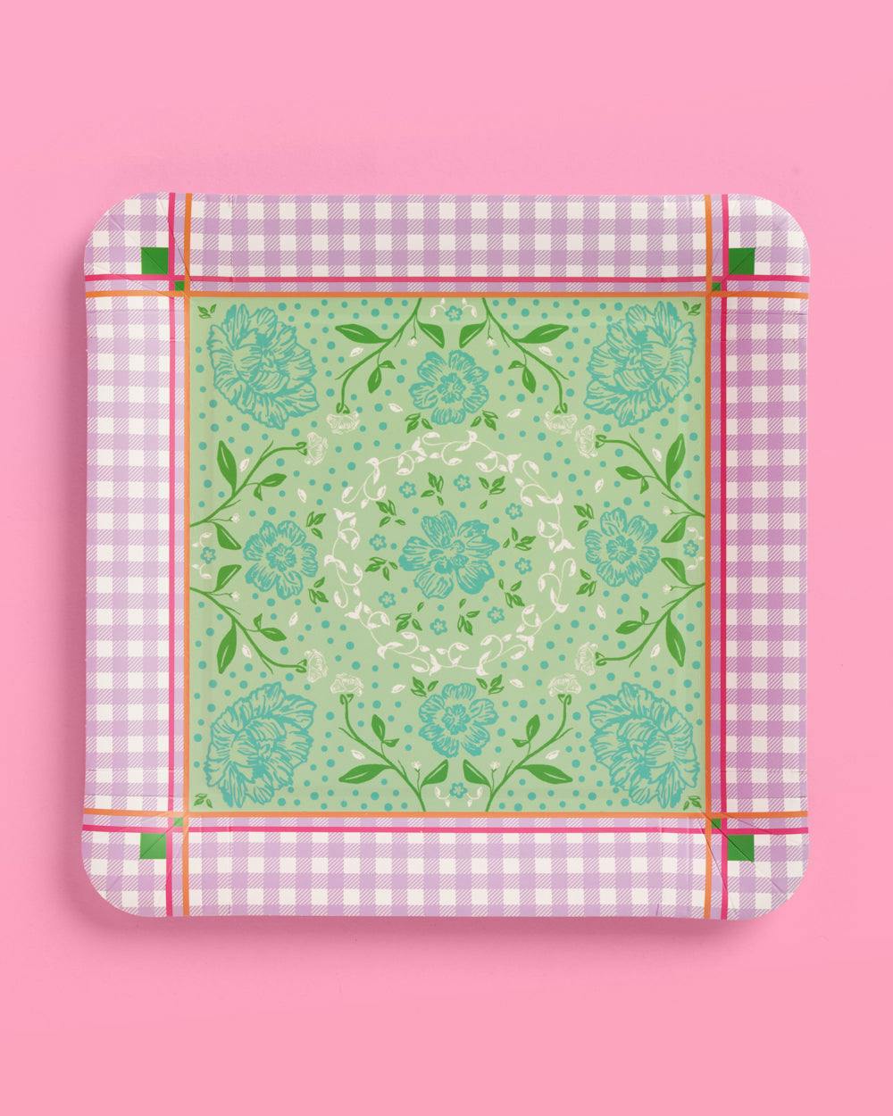 Mahjong Party Plates - 24 paper plates