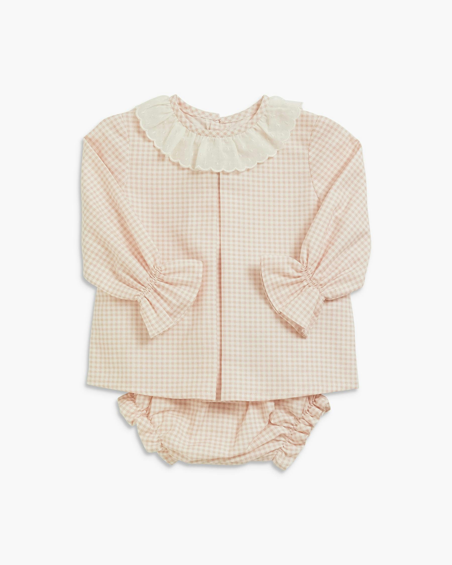 Elodie Set Pink Vichy Twill