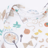 Pasta Lovers - Lap Shoulder Gown & Knotted Hat