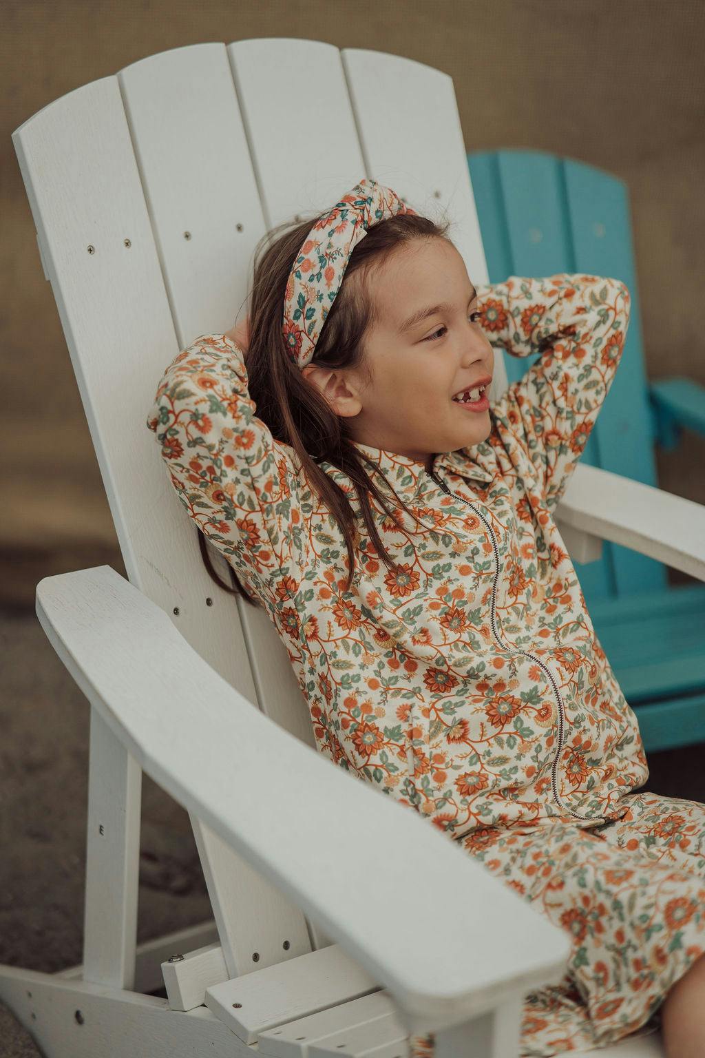 Tracksuit Jacket | Organic Cotton Jersey - In Bloom