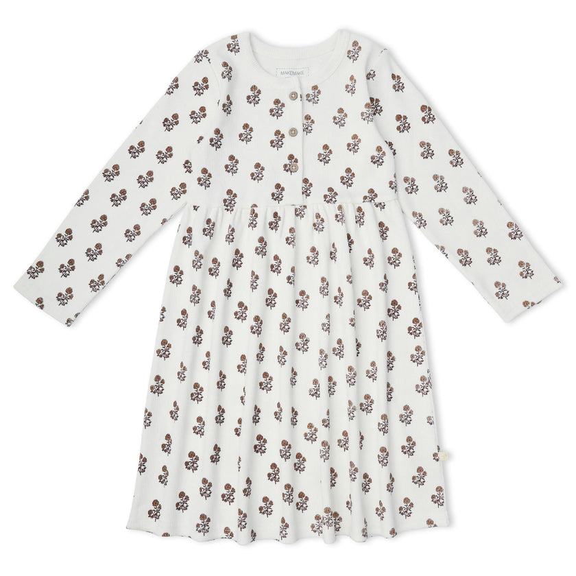 Organic Buttoned Dress - Loom