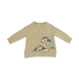 Camo French Terry - Drop Sleeve Sweatshirt