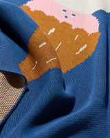 Ice Cream Knit Mini Blanket