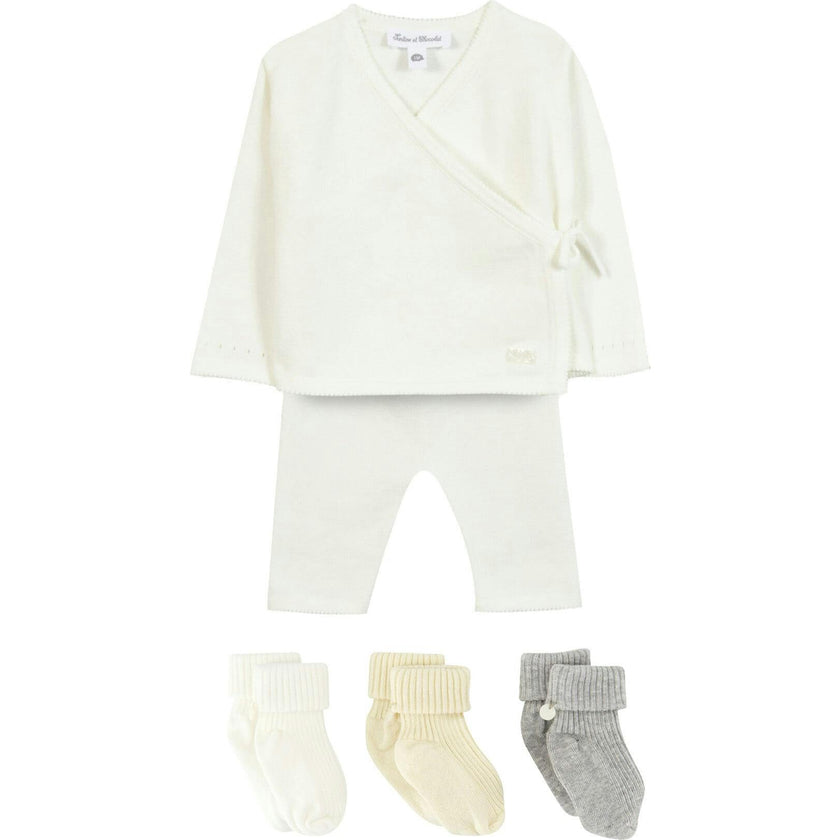 TARTINE ET CHOCOLAT Cotton Knit Birth Set
