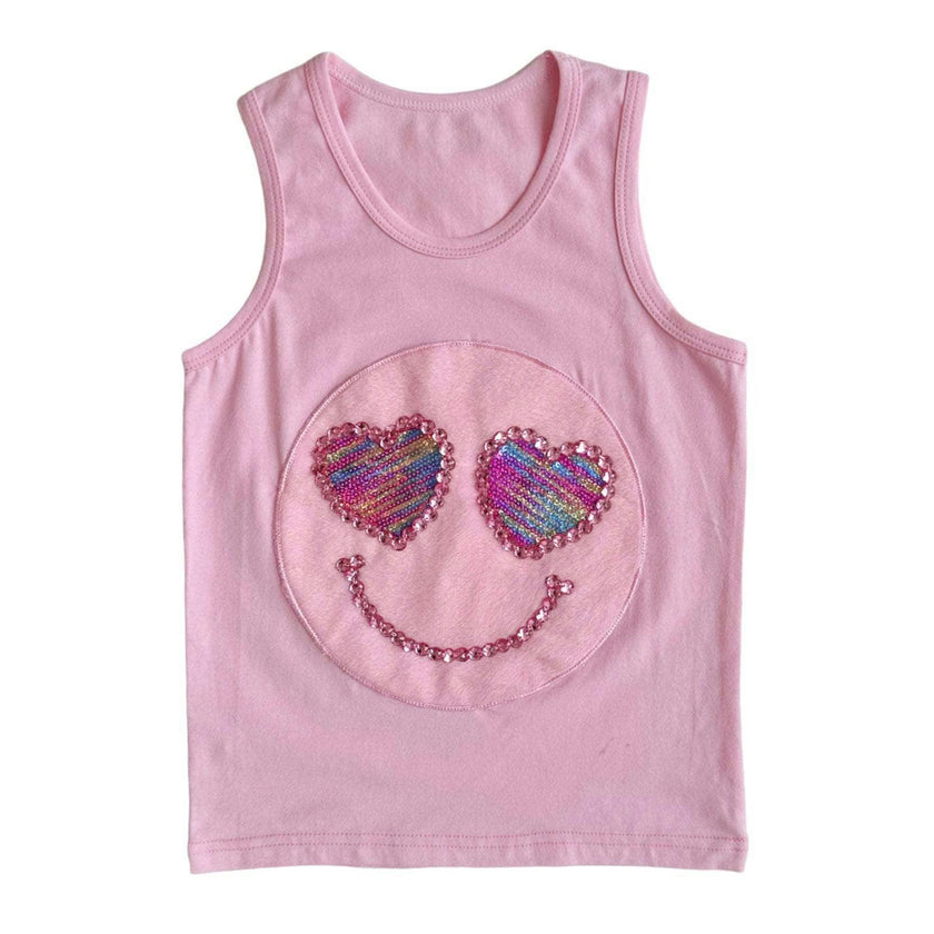 Emoji Patch Sequin Tank