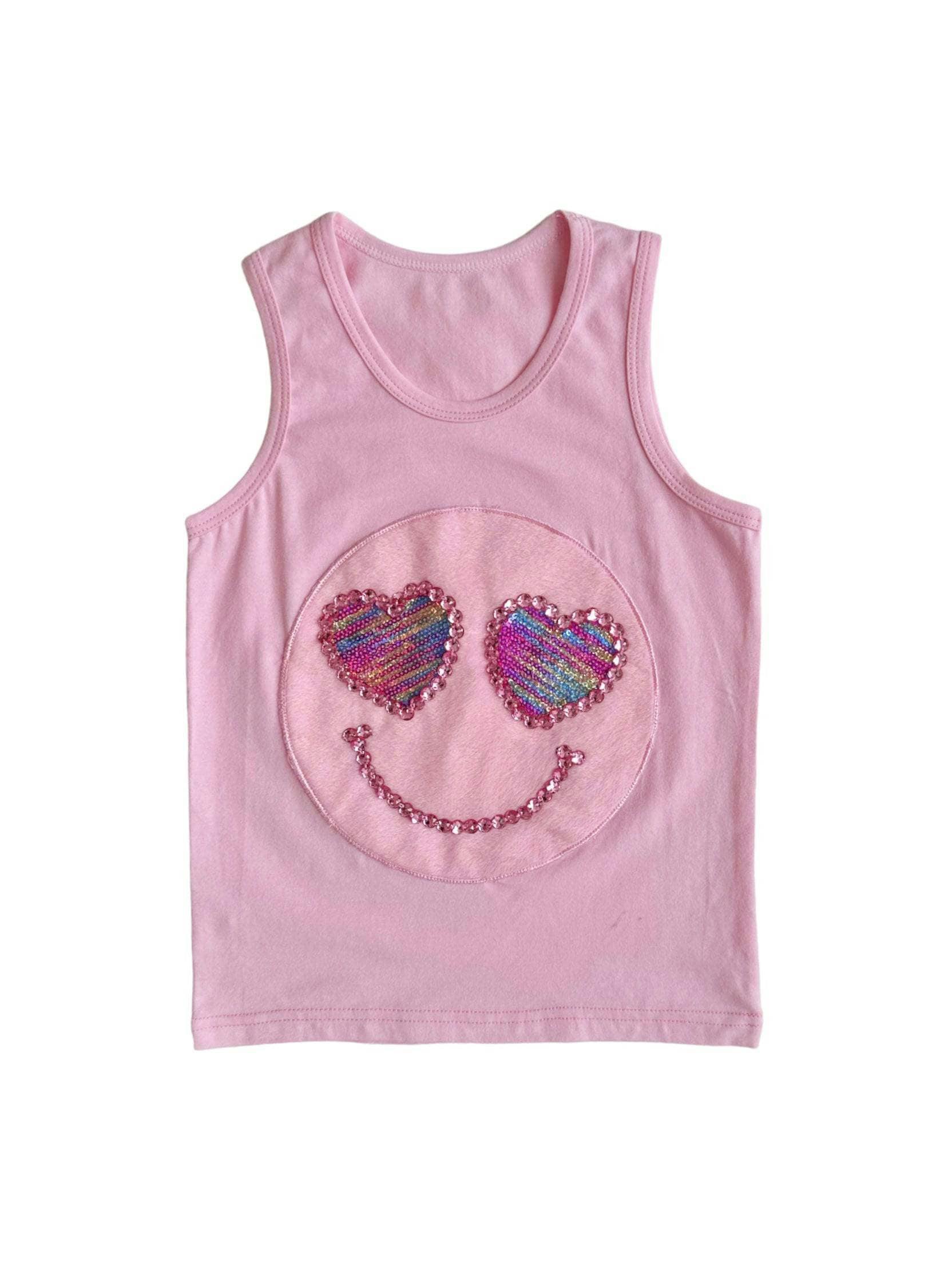 Emoji Patch Sequin Tank