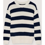 Musa Woman Jumper Summer Midnight Knit Stripes