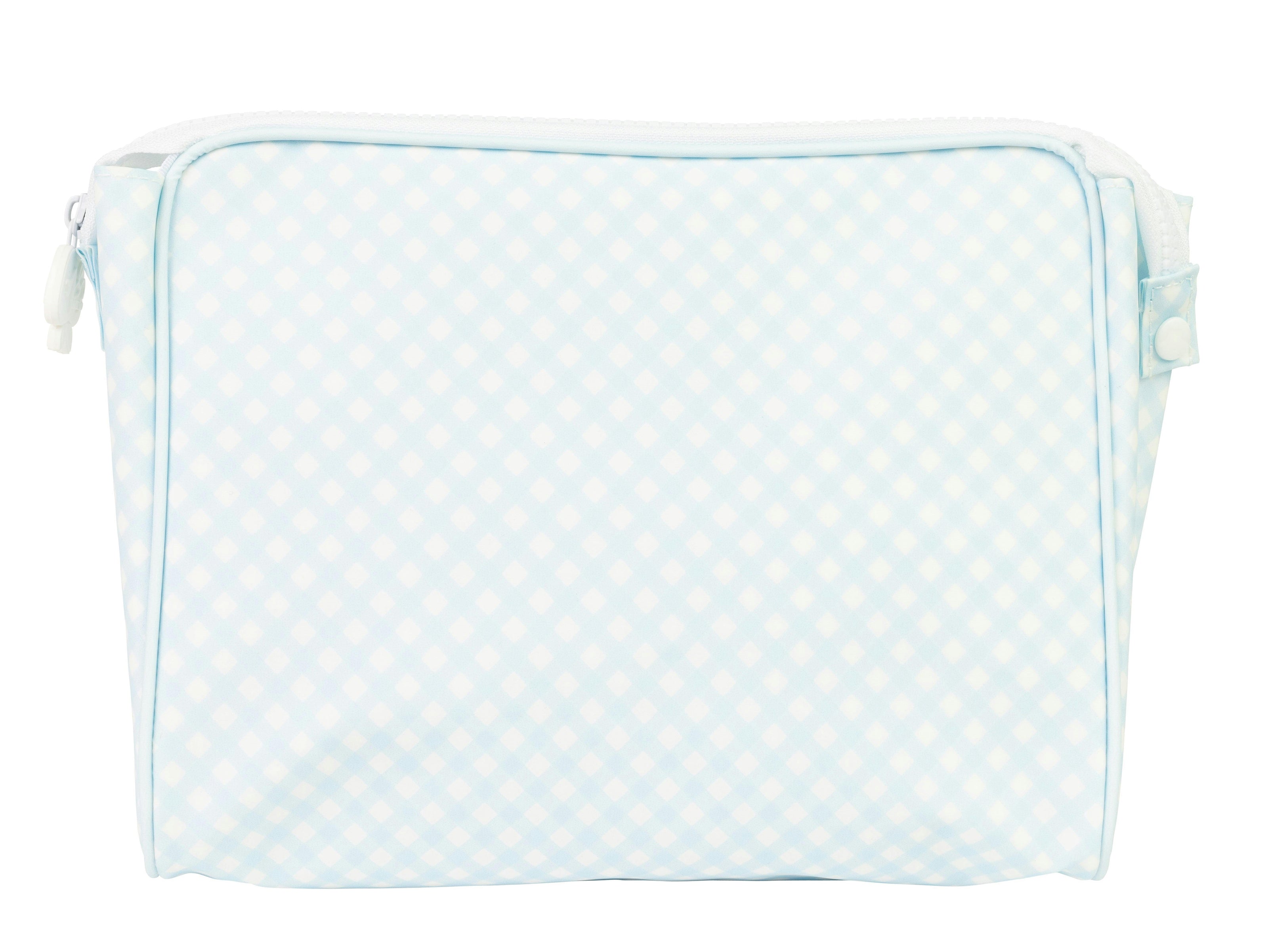 The Go Bag in Blue Gingham