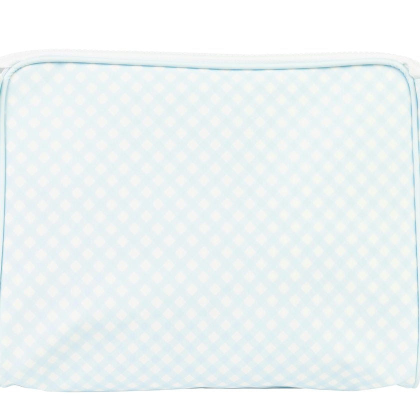 The Go Bag in Blue Gingham