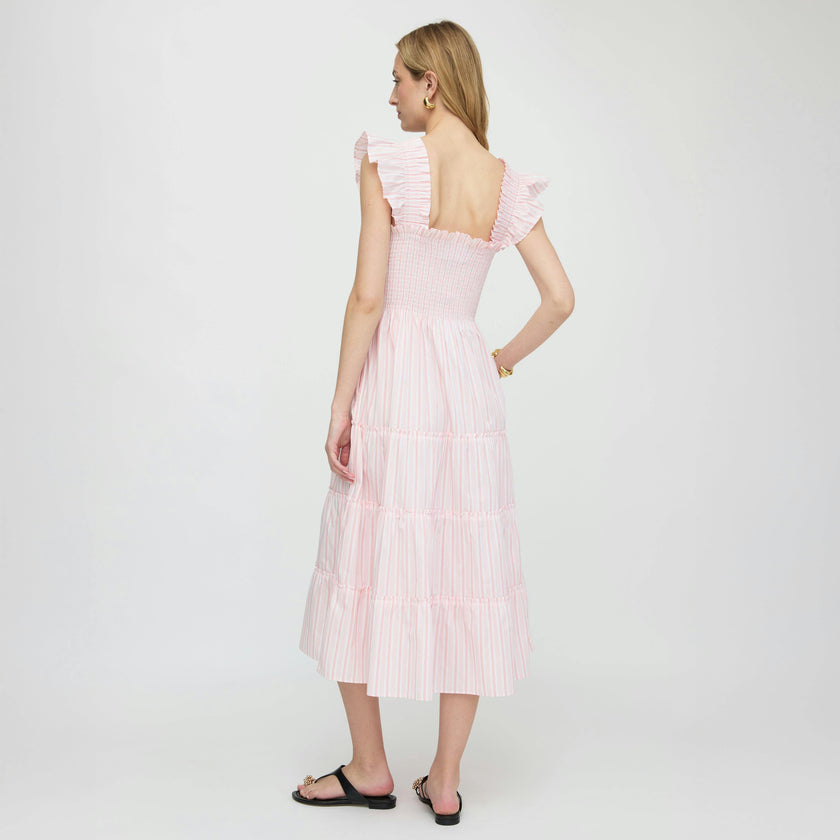 The Ellie Nap Dress - Pink Variegated Stripe