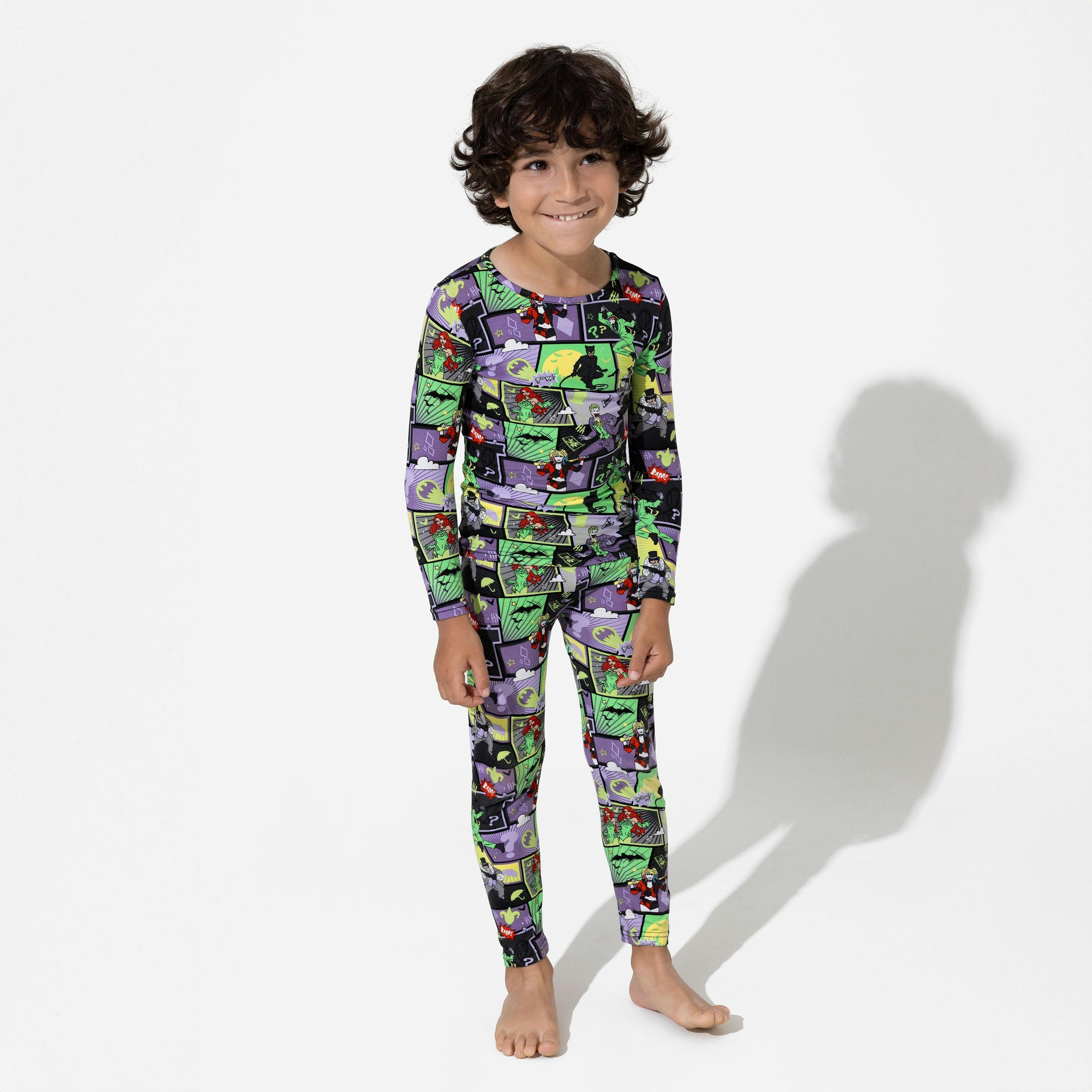 Batman Baddies Bamboo Kids Pajamas