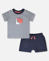 Organic Cotton T-Shirt And Short Set