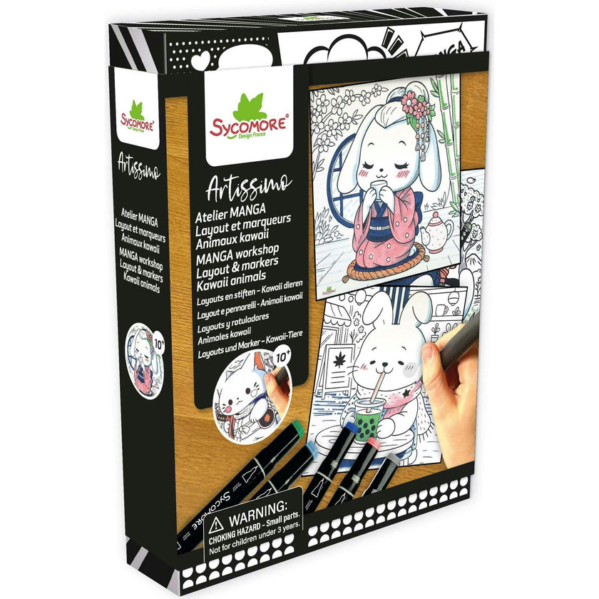 Artissimo - Layout And Markers Kawaii Animals - 10y+
