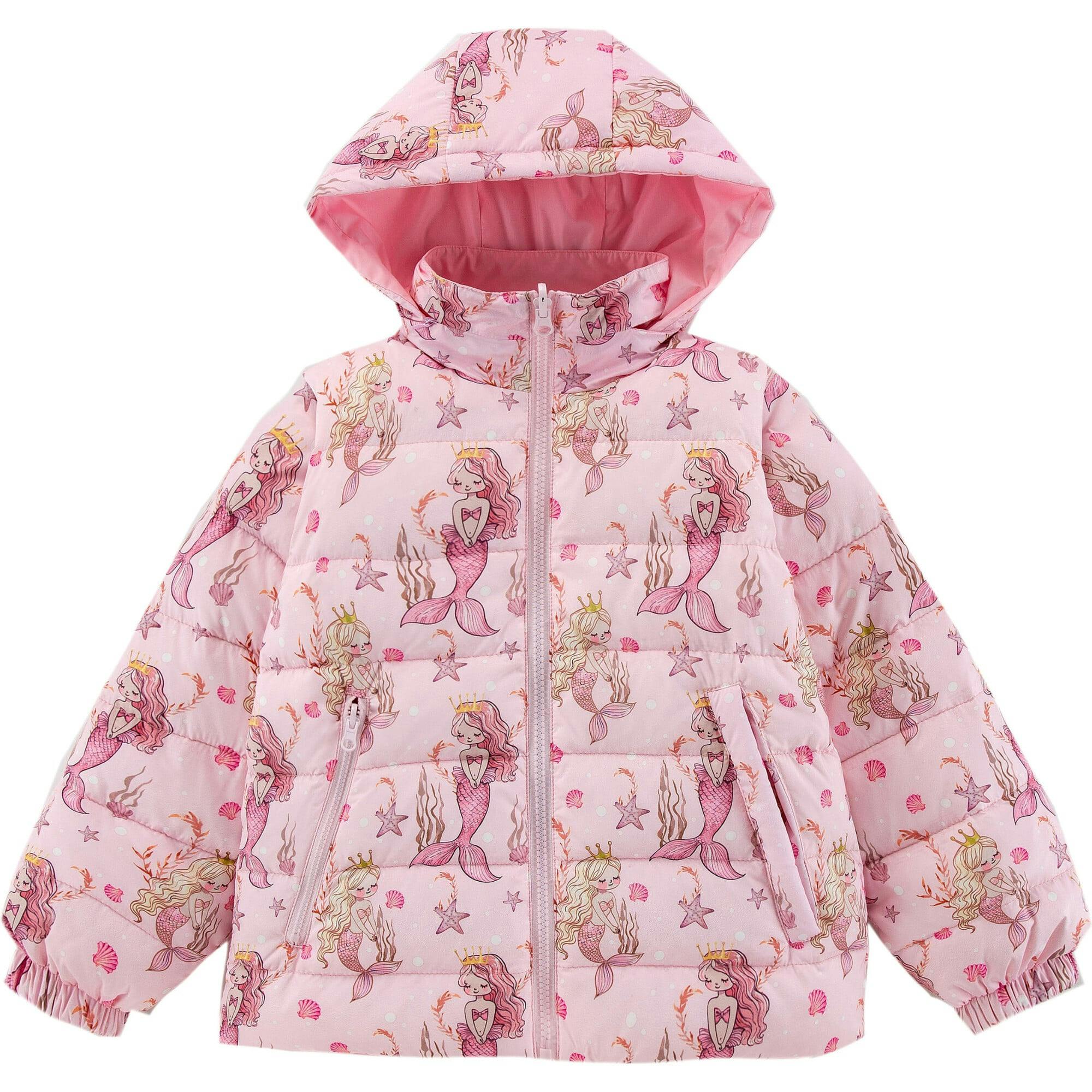 Tanner Reversible Detachable Light Puffer/Vest, Mermaids