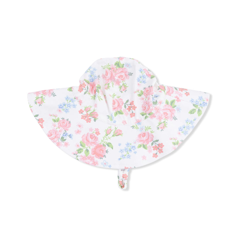 Cute Little Roses - Wide Brim Sun Hat