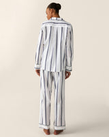 Women's Poplin Pajama Set in Parlor Stripe