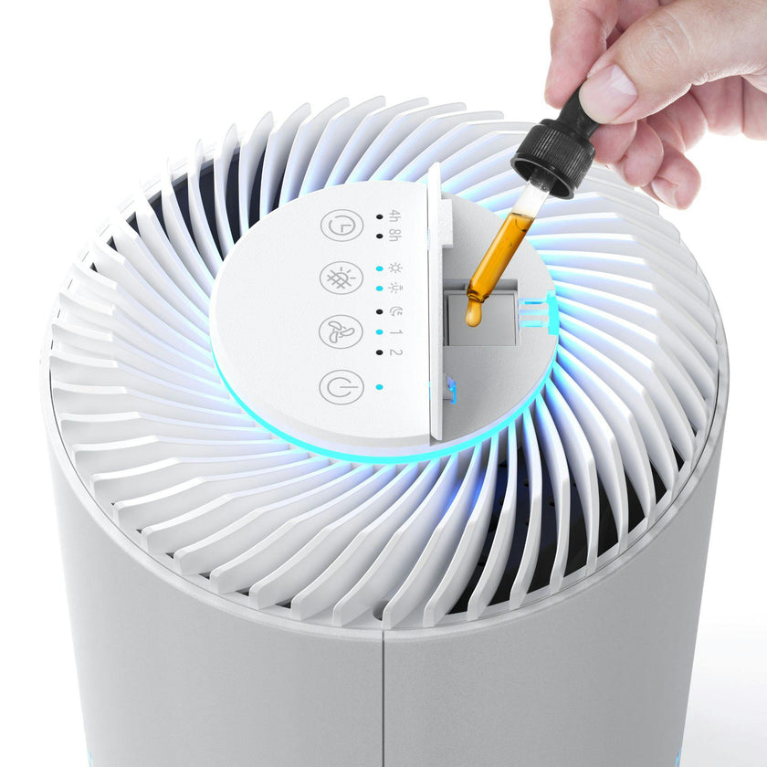 True HEPA Air Purifier For Nursery, Up To 150 Sq. Ft., With Aroma Tray, Night Light