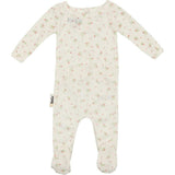 Eyelet Floral Footie